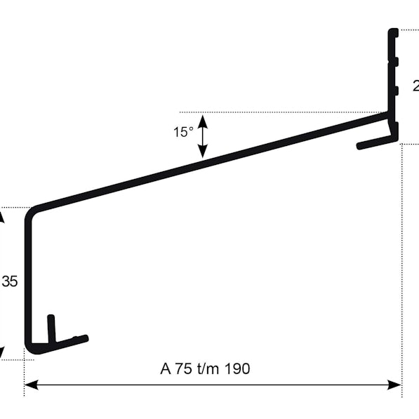 35 SL 15 Waterslag 100mm spec