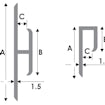 Aluminium Plaatkoppelprofiel SPEC