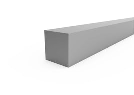 Aluminium Vierkantstaf staaf EN AW 6060