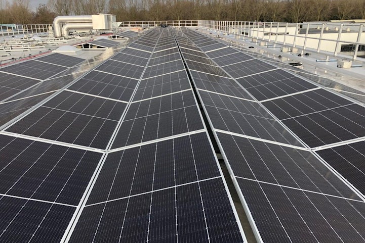 Zonnepanelen kantoor